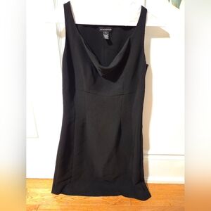 Club Monaco Black Cowl Neck LBD Sz 4